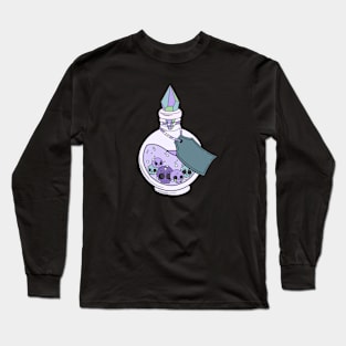 Magical Potions Bottles Witchy cute Skulls Long Sleeve T-Shirt